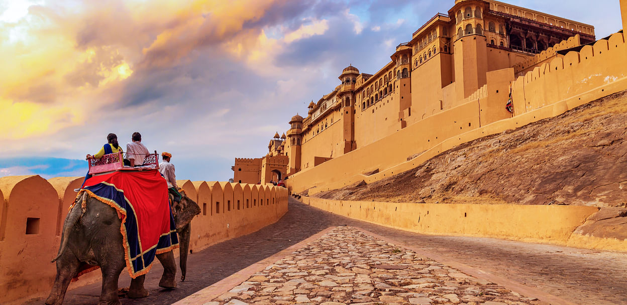 an old fort in rajasthan